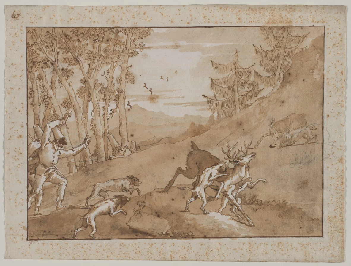 La caccia al cervo - Cleveland Museum of Art